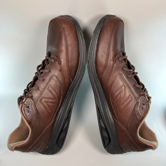 New Balance 928v3 Mens 15 B Walking Shoe Brown Black Leather Low Lace Up Sneaker main image 11